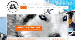 Desktop Screenshot of husky-adventure.net